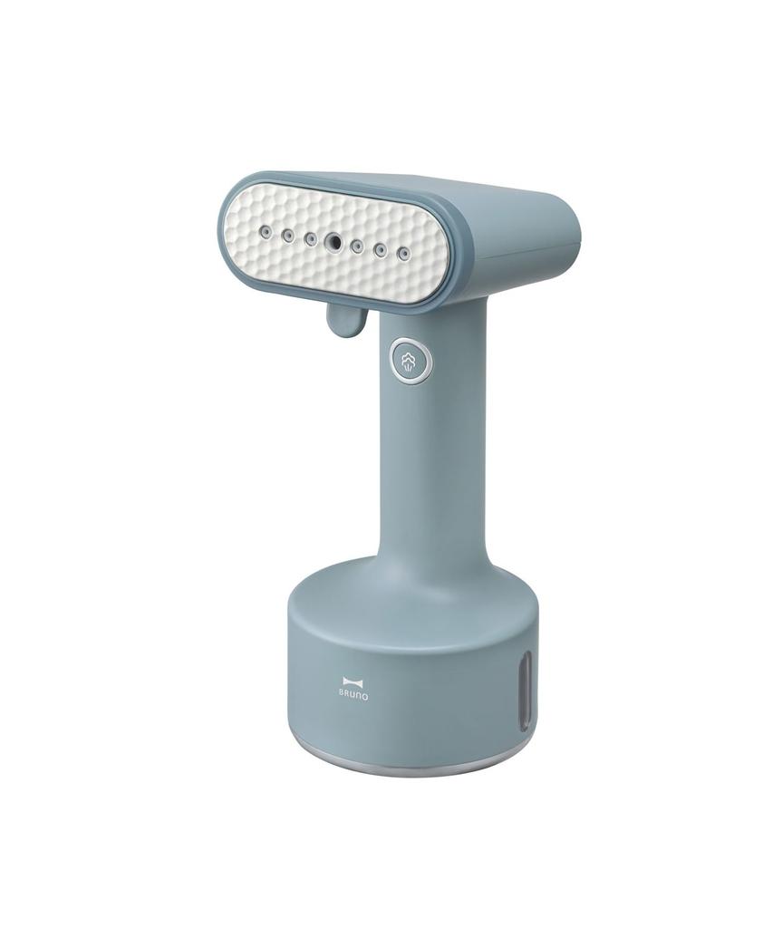 BRUNO Steam Iron, a popular garment steamer that continuously steams clothes while they're still on a hanger. It heats up in about 25 seconds, and is