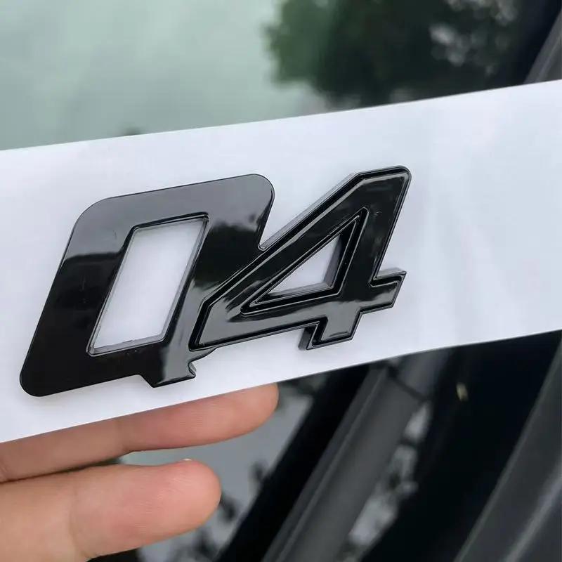 ABS Car Rear Trunk Letters Logo Emblem Badge Sticker For Gransport Granlusso Quattroporte GTS SQ4 Q4 Granturismo Sport