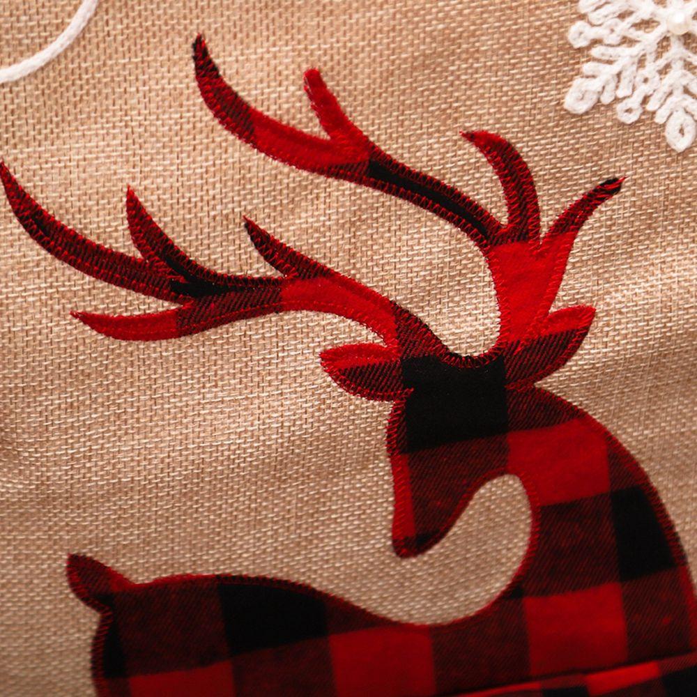 Decor Santa Claus New Year Kitchen Supplies Christmas  Decorations Chair Covers Chair Seat Cover