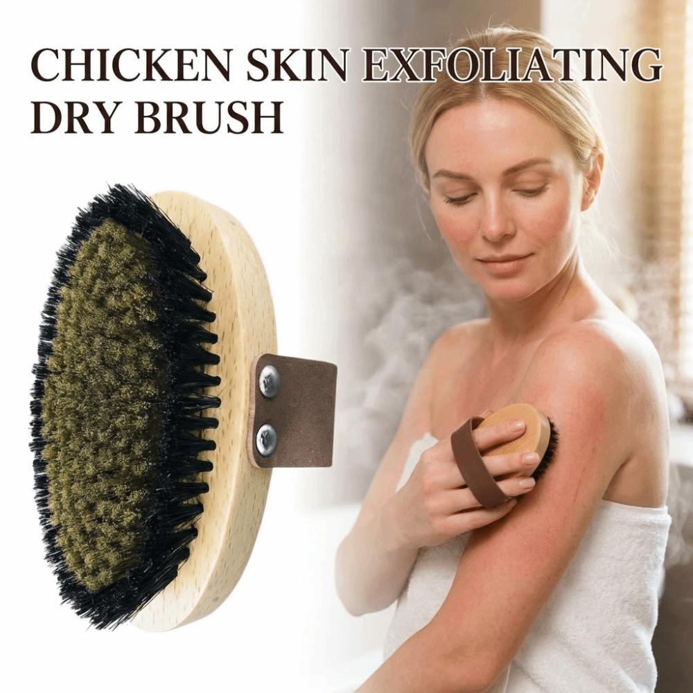 Bristle Copper Wire Brush Dredging Body Meridian Massage Brush  Women
