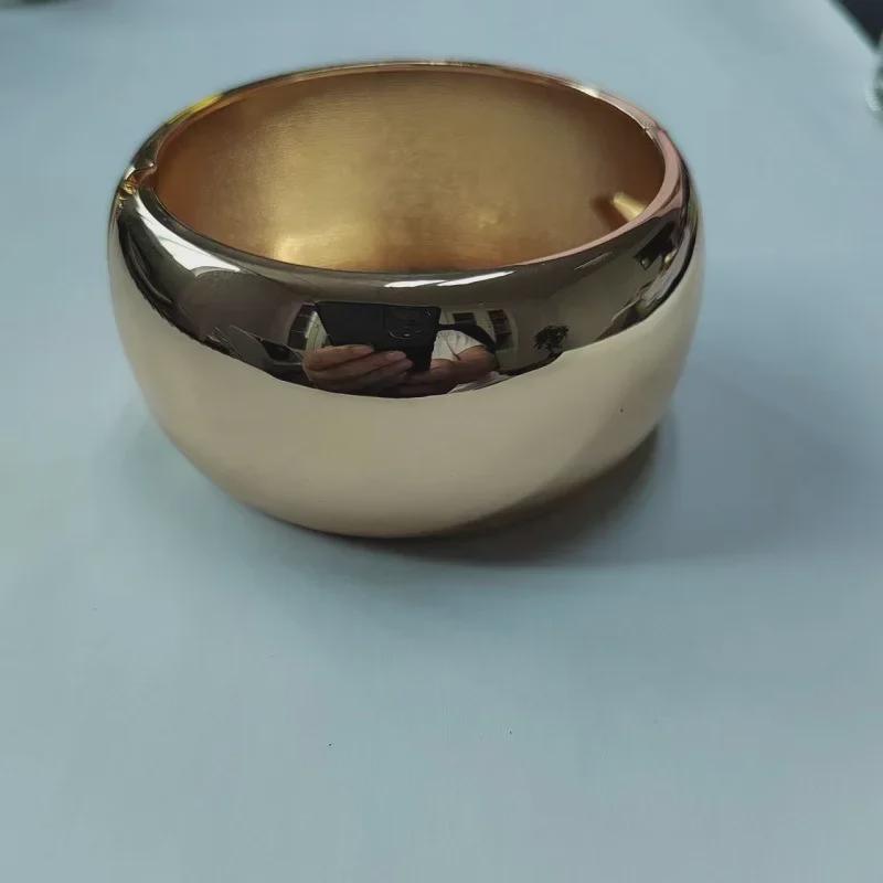 Stylish Alloy Bracelets for Women - New Personalized Electroplated Designs with a Large Glossy Finish