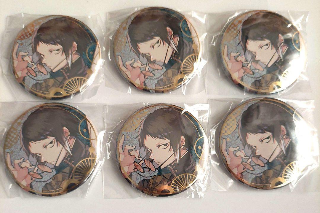 

[USED] Bungo Stray Dogs Foil Stamp Can Badge Gamers Exclusive Akutagawa Ryunosuke 6 pieces