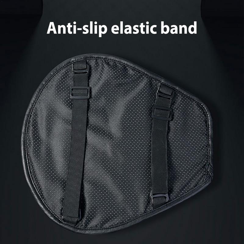 Motorcycle Seat Cushion Motorcycle Passenger Seat Wavy Shape Breathable Shock-Absorbing Motorcycle Cushion For Multiple Motor
