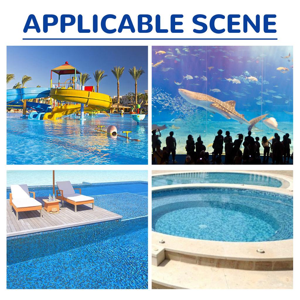 Moonspry Sparkling Pool Cleaning Tablets For Clean Water Clarity And Stain Elimination