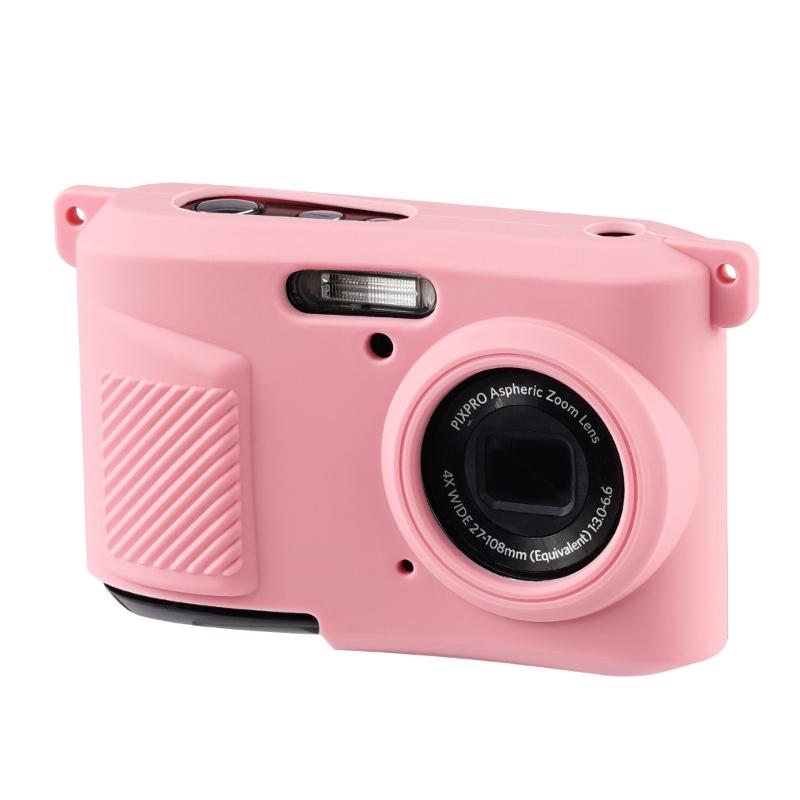 Premium Silicone Protective Cover For PIXPRO FZ45 Camera Case Shockproof Shell Durability Case with Shoulder Strap