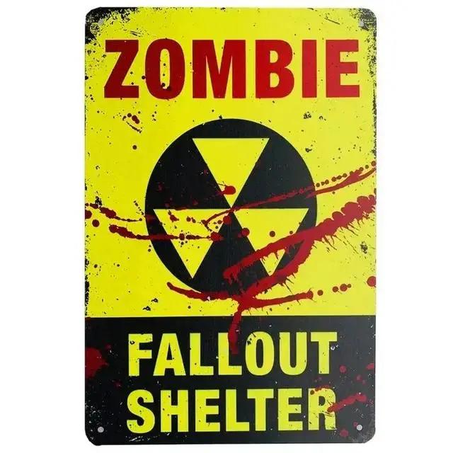 Vintage Warning Beware Metal Tin Signs Plaque  Wall Decoration Art Posters for Man Cave Home Cafe Garden Club Bar  Iron Paint