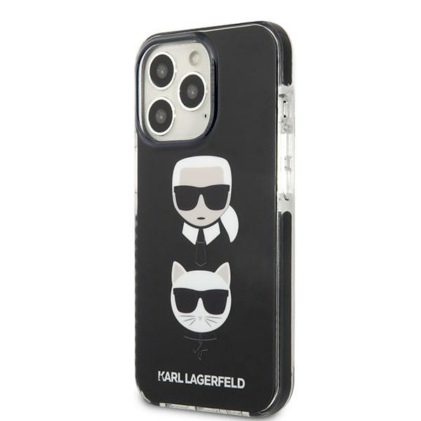 Etui do iPhone 13 Pro Max Karl Lagerfeld Karl&Choupette Czarne