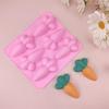 6-Cavity Carrot Silicone Mold