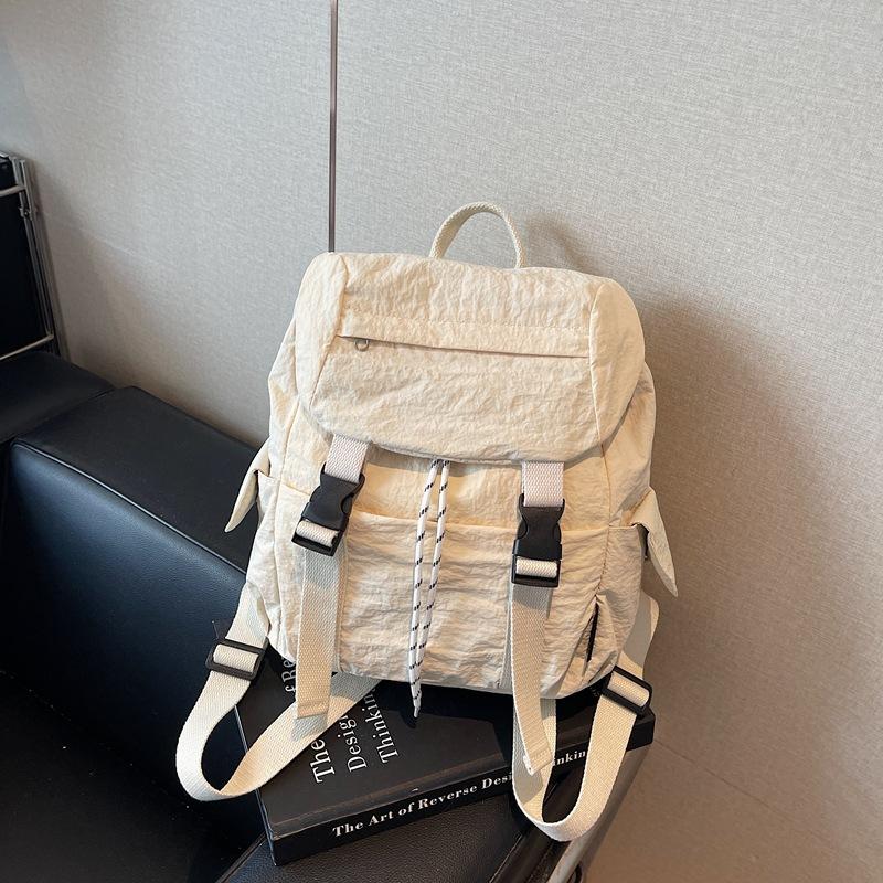 Versatile Casual Lightweight Cloth Bag Women's New Fresh and Fashionable Backpack Travel Niche Backpack