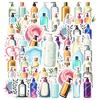 35pcs Personal Care Bottle Stickers Cartoon Bathroom Bottles Decals Laptop Phone Guitar Bike Skateboard Stationery Stickers