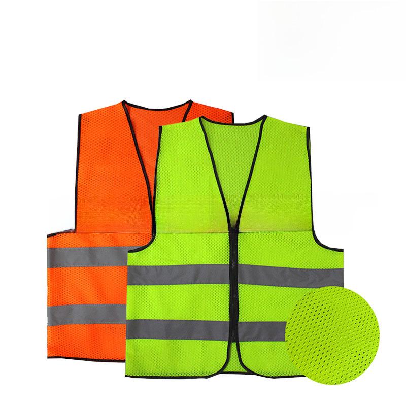 High-Visibility Reflective Safety Vest for Traffic and Construction Workers