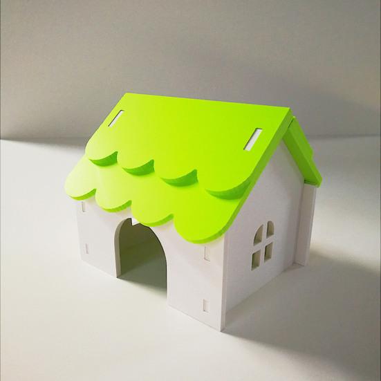 Hamsterhaus, Spielzeug, Haustier, Kleintier-Versteck, Hütte mit porösem Design, belüfteter, sicherer Nistplatz für Hamster, Goldbären, Eichhörnchen