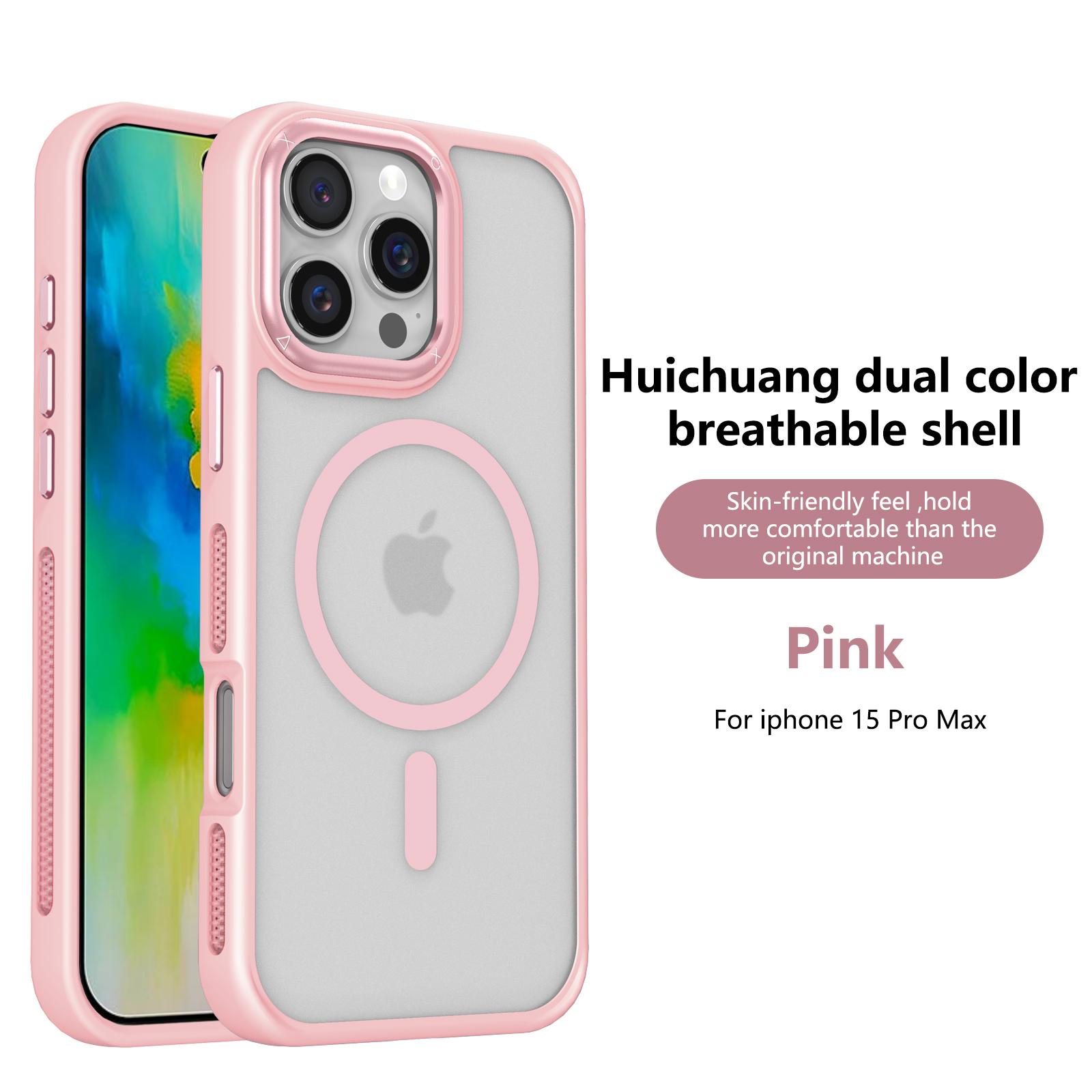 

Матовый чехол для телефона iPhone 16 15 14 pro max 13 pro 12 promax независимый металлический чехол с кнопками против падения iPhone 13/14 розовый