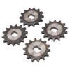 4Pcs 428 14T Chain Sprocket 12x17mm H Hole Steel Electric Scooter Sprocket for MY1020 High Speed Motor