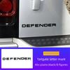 Letter Sticker for Land Rover Defender Hood, Front Bonnet Logo Emblem Badge, Exterior Decoration Modification FG3