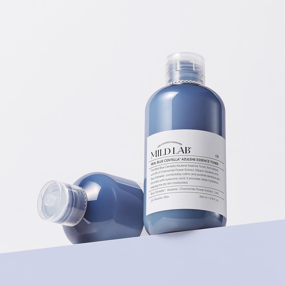 Mild Lab Real Blue Centella Azulene Essence Toner, 1 pack, 200ml