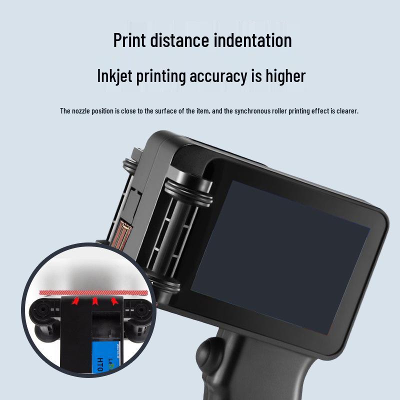 Portable 12.7mm Inkjet Printer for QR Codes, Expiry Dates, and Logos