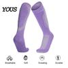 Padded Compression Socks for Skiing Cotton Ski Men Women, Winter Thermal Snowboard with Support, Protective Snow Gear Non-Slip Warm Snowboarding