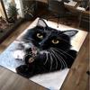 1 Stück Teppich mit Katzenmuster - Heimdekoration Teppich für Wohnzimmer Schlafzimmer Bodenbelag Computerstuhl Bereichsteppich