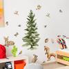 Forest-themed Pine Tree Animal Children's Bedroom Self-adhesive Decorative Stickers