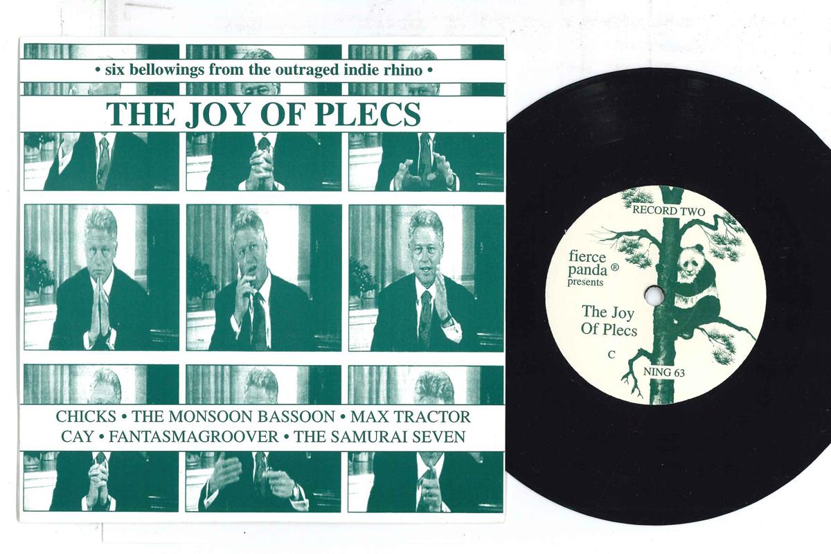 

7-дюймовая пластинка VARIOUS - The Joy Of Plecs NING63 Fierce Panda 1998 UK Рок Б/У