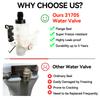 31705 RV Toilet Water Valve Kit - Fits Thetford Aqua-Magic V High/Low Hand/Foot Flush Replaces 31688, 31687, 31653