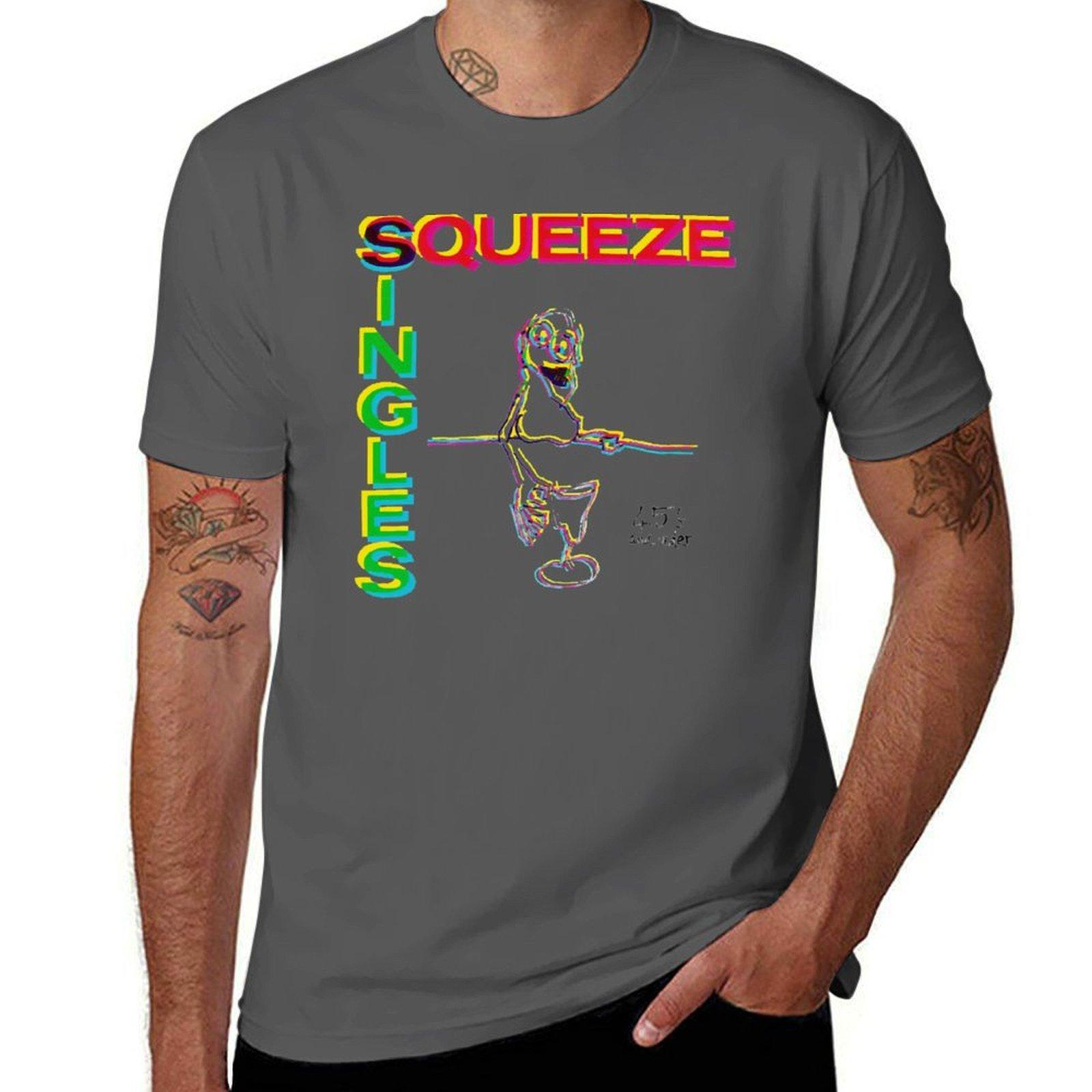 

SQUEEZE BAND T-Shirt t shirts for man cotton anime tshirt t shirts with prints T-Shirt 4XL