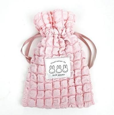 Friendship Patch Series Drawstring Bag Miffy Pink