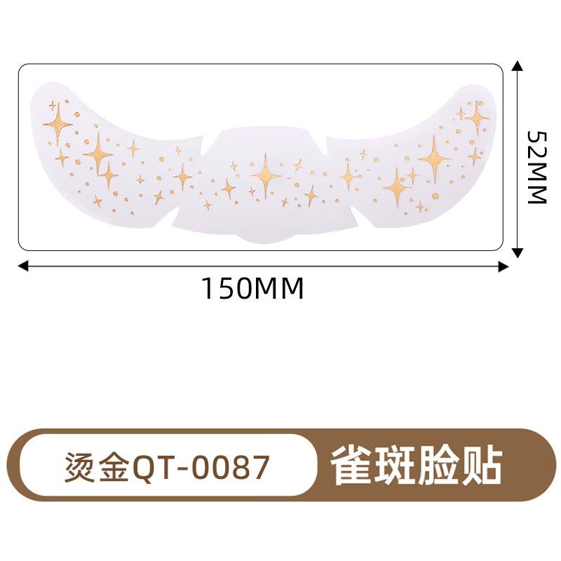 Supply Makeup Face Stickers Valentine'S Day Cute Love Ball Decoration Creative Freckles Tattoo Stickers Hot Gold And Silver