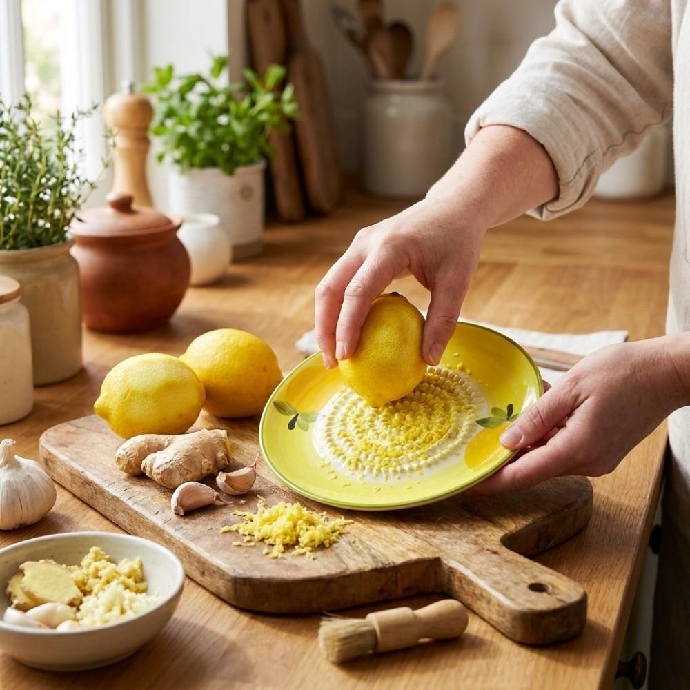 Easy Clean Ceramic Ginger Grater Round Plate Fruit Grinding Tool Tomato Grinder Dish  Fruit Puree