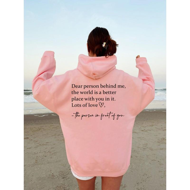 Womens Fleece-Lined Hoodie With Kangaroo Pocket Abstract Print Colorblock Design Long Sleeve Casual Sweatshirt