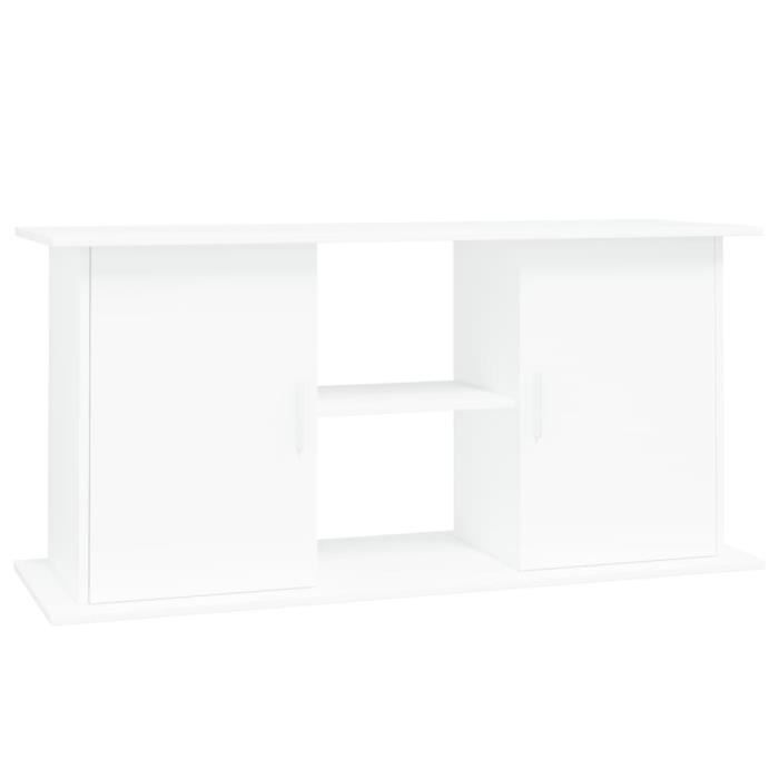 VidaXL Aquarium Stand White 121x41x58 Cm Engineered Wood 833615