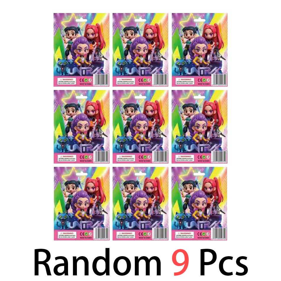 Anime Q Version Kpop Dämonenjäger Box Dämonenjäger Rumi Mira Zoey Tiger Spielzeug Schreibtischdekoration Statue Ornament Kind Weihnachtsgeschenk