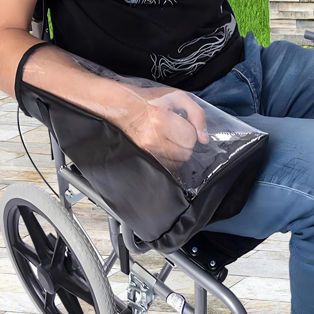 Elektrischer Rollstuhl Armlehnenbezug Wasserdichter Rollstuhl Controller Schutzhülle Für