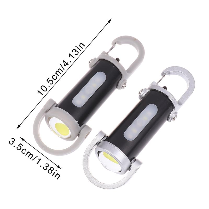 Rechargeable Led Keychain Light Mini Flashlight, Waterproof Work Light For Outdoor Camping Fishing Emergency Usb Charging