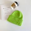 Korean Style Thickened Knit Hats for Women, Ear Protection, Large Fit, Face-Slimming, Warm, In Stock