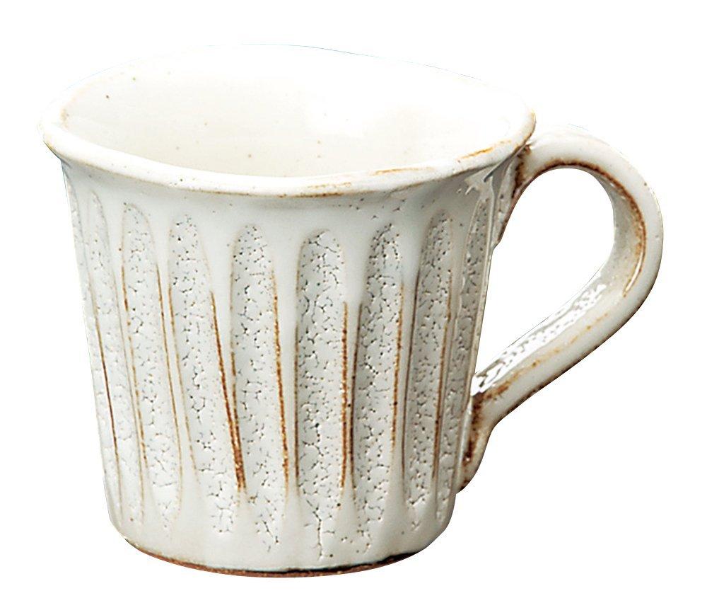 Soho Kiln Mug, Kohiki (Kneaded Finish), Shaved, 10 X 8.8cm (280cc), 752-24-493