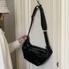 Large-capacity Retro Dumpling Bag, Laid-back Casual Croissant Bag, Commuter Single-shoulder Crossbody Bag