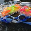 Gafas de Natación para Niños Niños Niñas Antivaho Visión Clara Piscina Playa Equipo de Natación Lente de PVC Multicolor Aleatorio