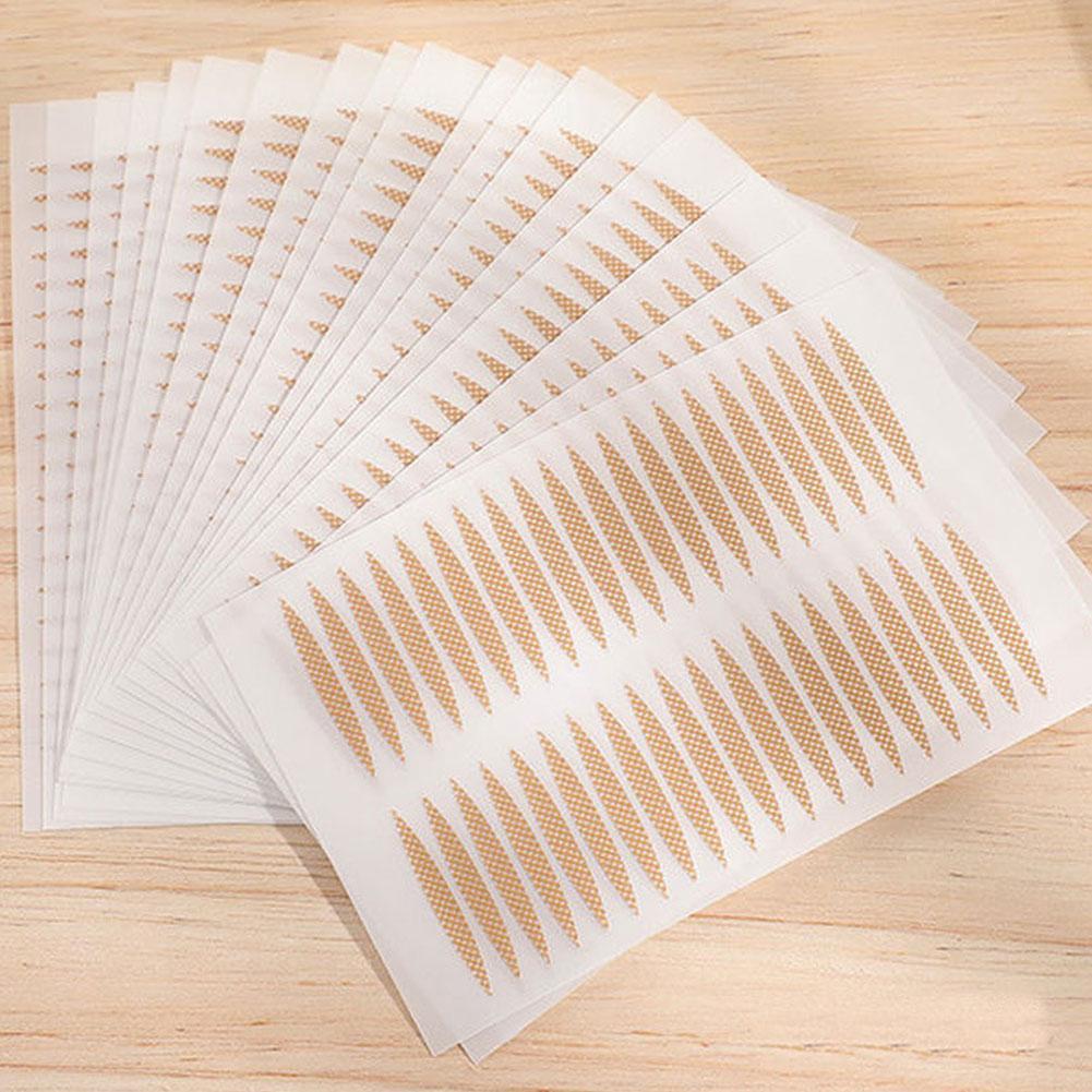 40Pcs Double Fold Eyelid Tape Sticker Lace Nature Clear Beige Stripe Self-adhesive Natural Eye Makeup Make Up With Tool New