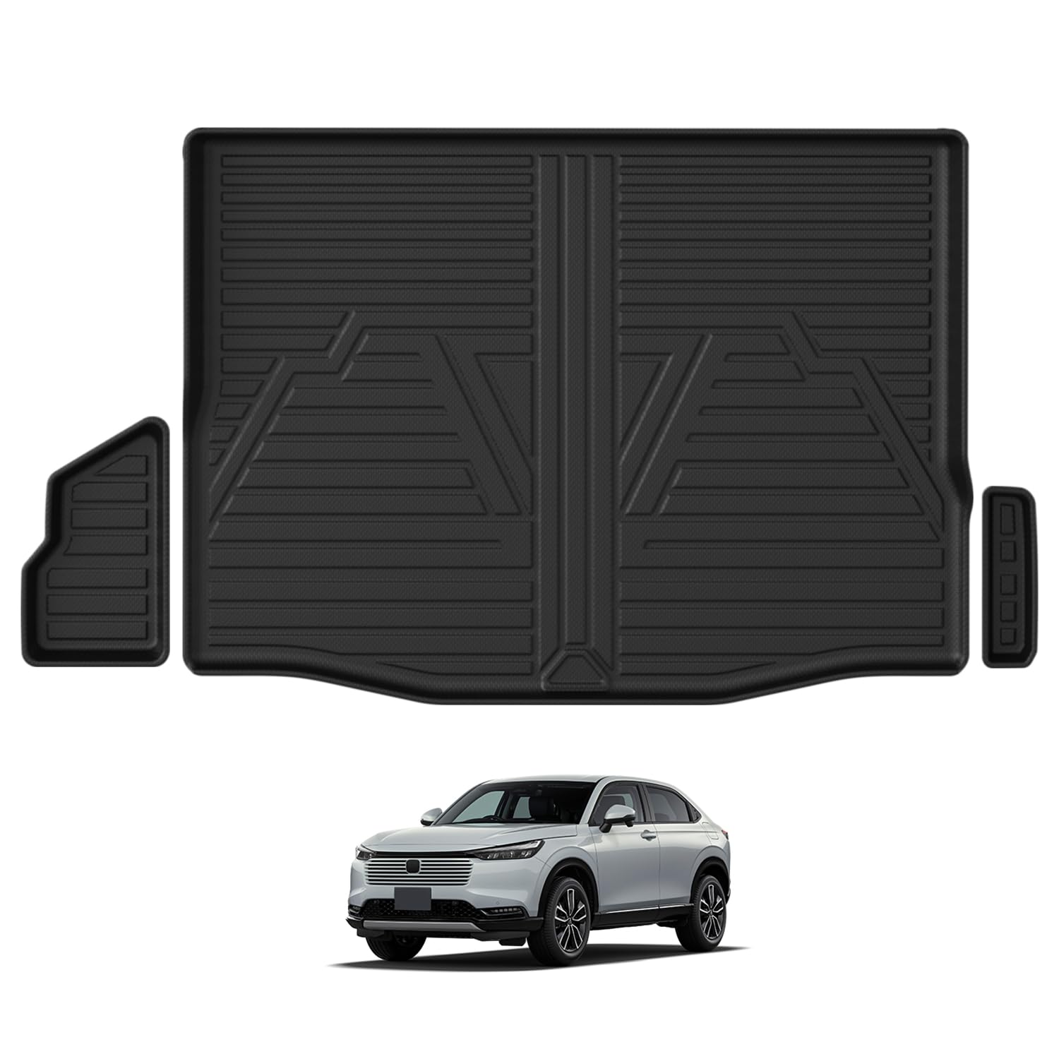 

Virauto Honda Vezel RV Series 3D Коврик для багажника Апрель VEZEL Специально разработанный коврик для багажника Автомобильный коврик TPE Водонепроницаемый Защита от царапин и пятен Износостойкость