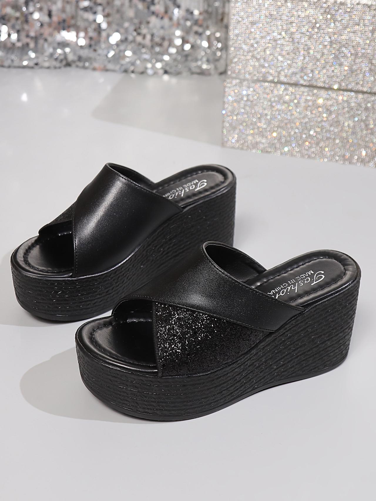 

Женские сексуальные модные новые босоножки с открытым носком на высоком каблуке с толстой подошвой удобные женские босоножки 43