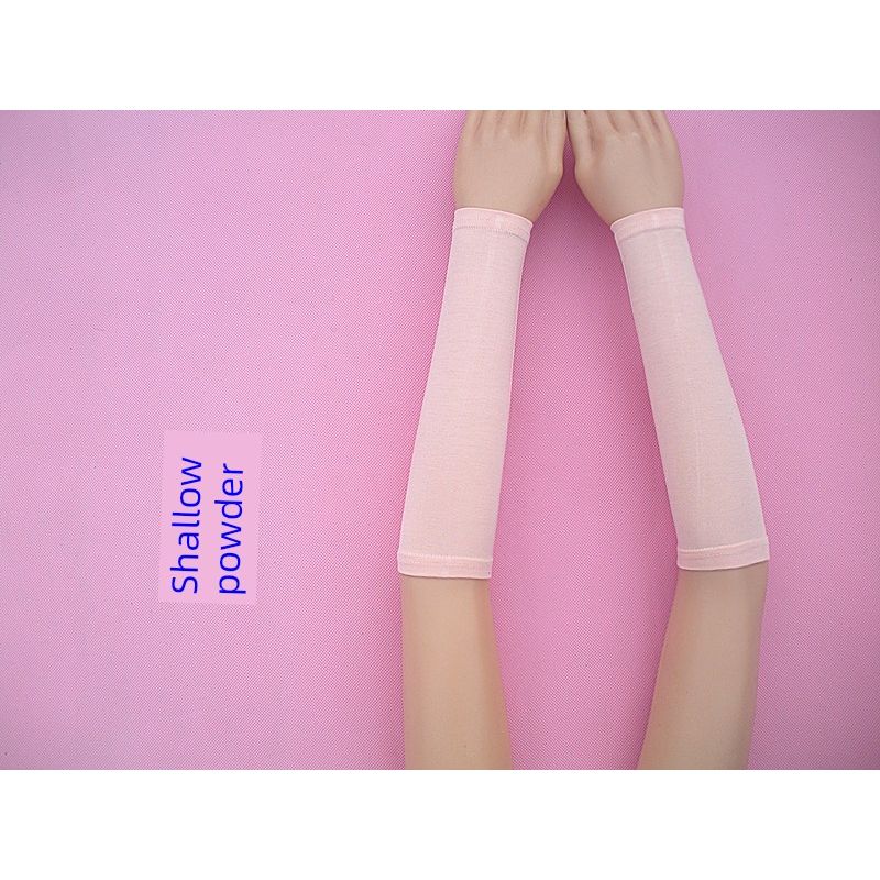 

Pure Cotton Sun Protection Oversleeve Men s and Women s Elbow Guard Small Arm Cover Scar Tattoo Arm Sports Wrist Guard Fashion Wrist Cover Pink S