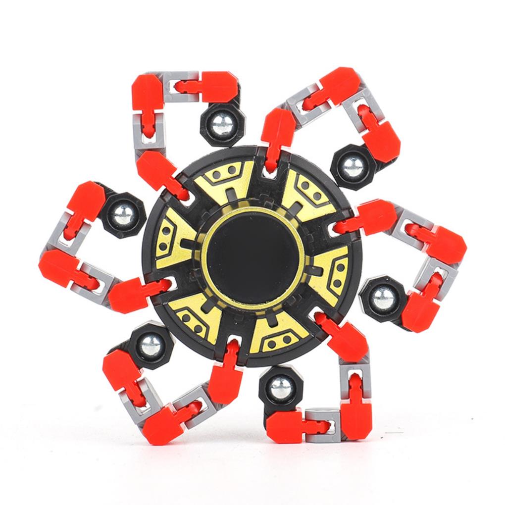 Spinning Toy Interesting Rotation Playthings Colorful Transforming Rotating Chain Toys Festival Gift Stress Relief Plaything