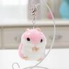 Plyšové přívěsky na klíče Zvířátka Dětské hračky Klíčenka Vyplněná 10 cm Hamster Kawaii panenky Děti Dítě Vánoční dárky Přívěsek na tašku