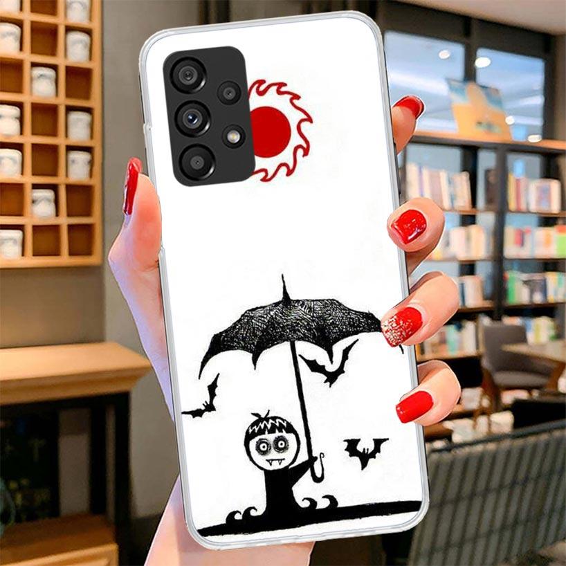 Gothic Vampire Scarlet Art Phone Case For Samsung Galaxy A17 A37 A57 A16 A26 A36 A56 A15 A25 A35 A55 A14 A24 A34 A54 A13 A23 A33