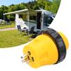 15A Male to 30A Female Converter Straight Adapter Weatherproof US Plug for RV Generator Cords 125V