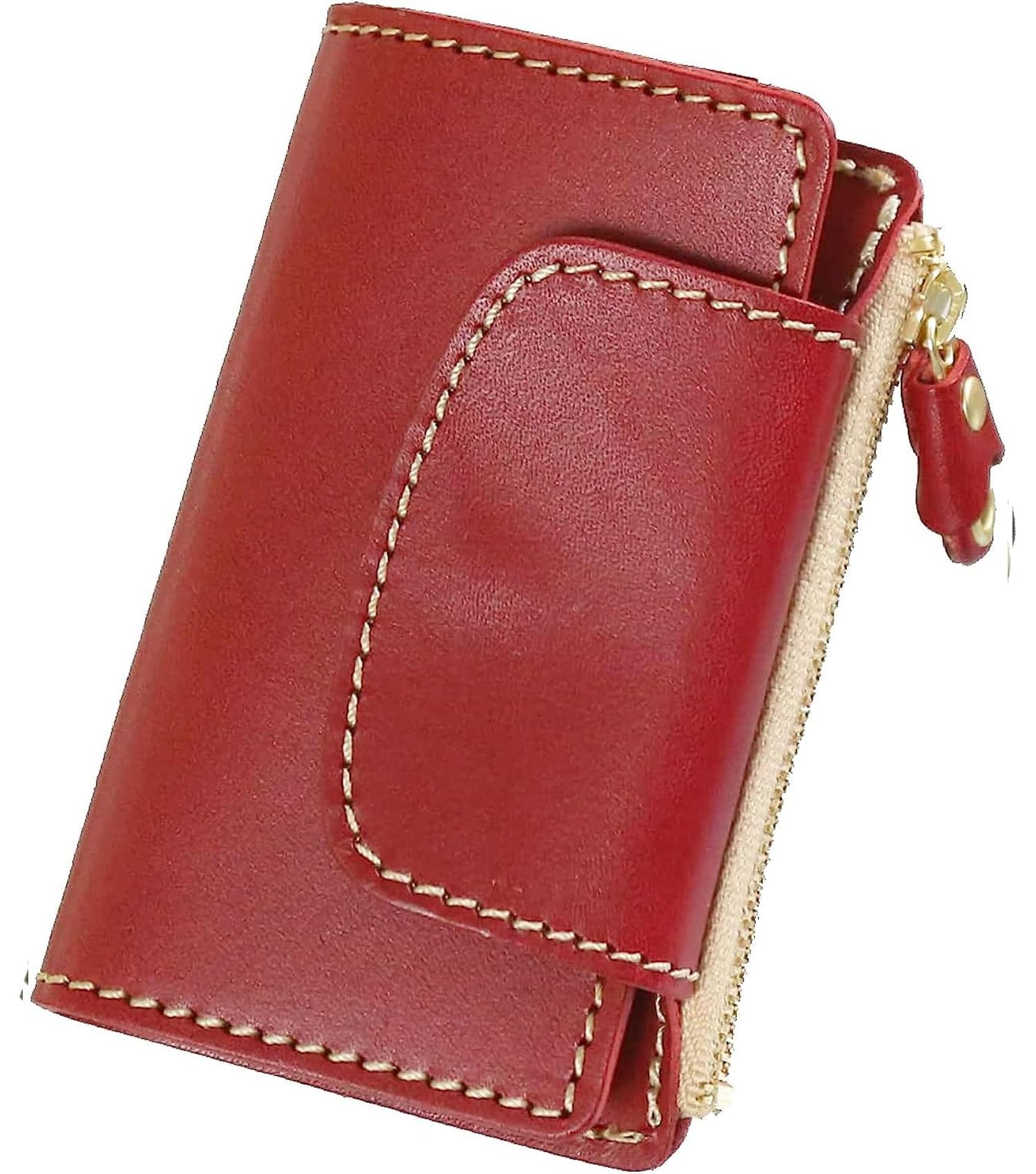 

Ключниця з гаманцем для монет Натуральна шкіра Гаманець для монет Інтегрована 4 ряди Шкіра Tochigi Чохол для смарт-ключа Тримач для ключів Бренд Porco Rosso Зроблено в Японії червоний