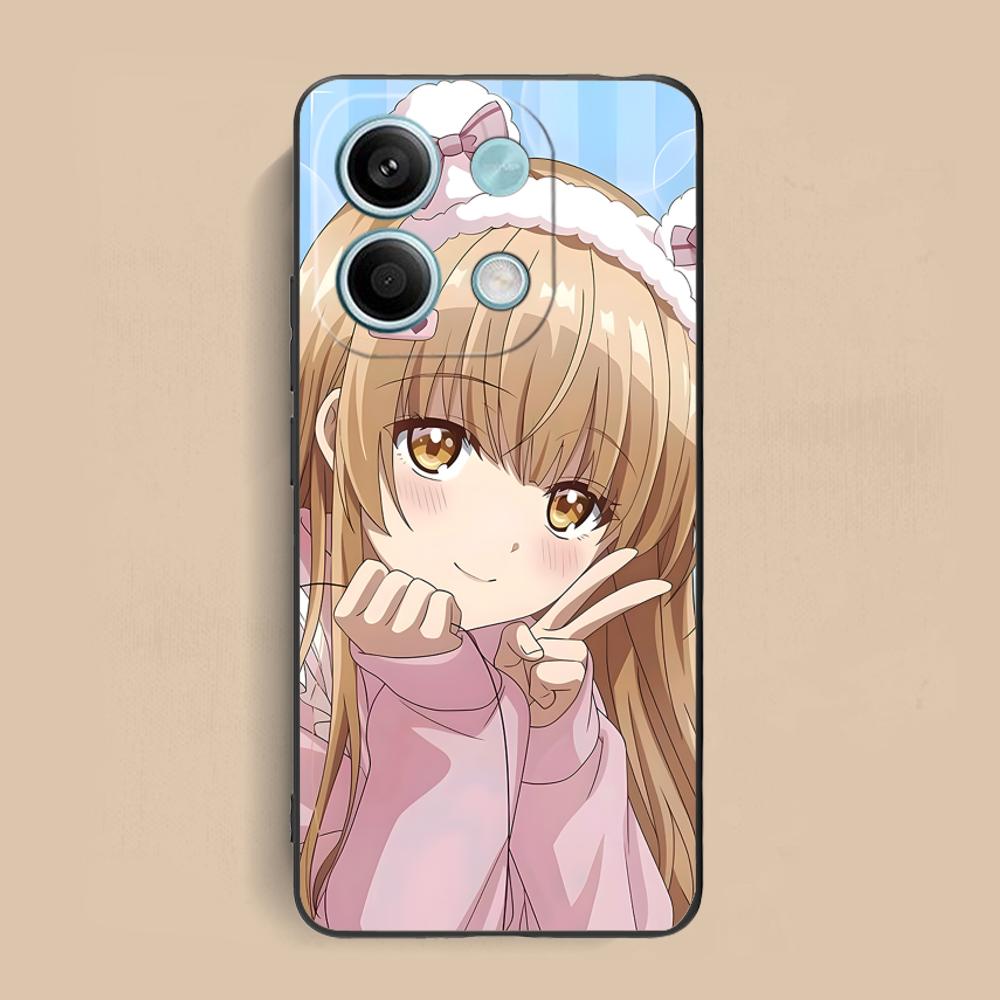 Angel Mahiru Shina Phone Case for Xiaomi Redmi Note 14 13 12 11 S Pro Plus 4G 5G Soft TPU Shockproof Cover