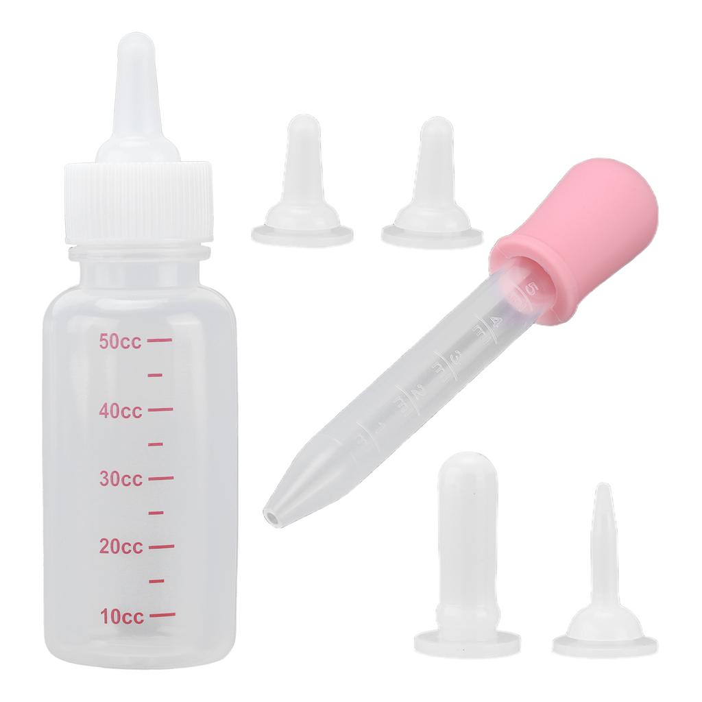 Small Pet Nurser Bottle Nipple Type Portable Nursing Feeding Bottle for Puppy Squirrel Kittens